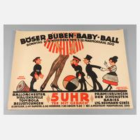 Plakat Böser Buben-Baby-Ball111