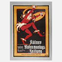 Plakat Kölner Rosenmontagszeitung111