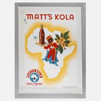 Werbeplakat Matt's Kola111