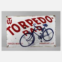 Emailleschild Torpedo-Fahrrad111