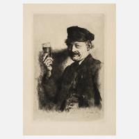 Prof. Wilhelm Leibl, ”Der Trinker”111