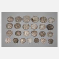 Konvolut Kleinmünzen der frühen Neuzeit111