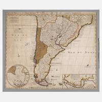 Nicolas Visscher, Historische Karte Südamerika111
