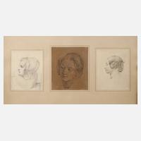 Ferdinand Schubert, Drei Portraitzeichnungen111