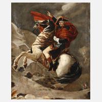 Napoleon beim Überschreiten der Alpen nach David111