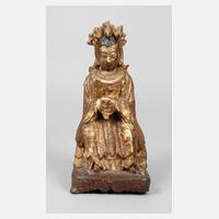 Bronzeplastik Bodhisattva111